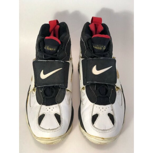 Vintage 1994 Nike Diamond Turf 2 OG Deion Sanders 49ers Mens US 7 Made in Korea - Picture 9 of 12